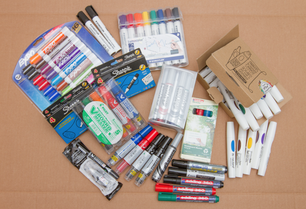 What are the benefits and uses of whiteboard markers?